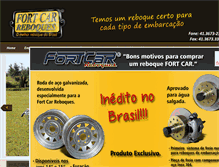 Tablet Screenshot of fortcarreboques.com.br